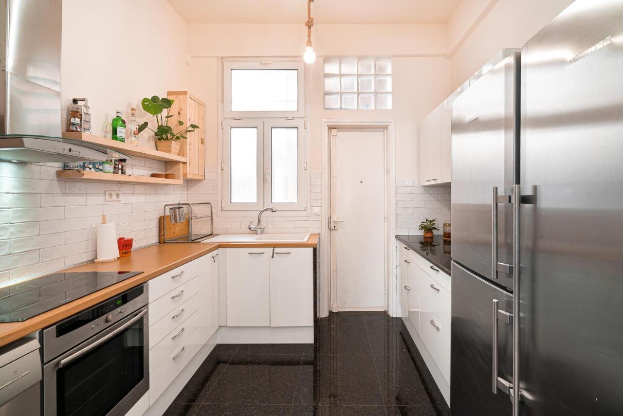 Spacious&Artistic Retro 2 Bedrooms Apt + SAUNA Atenas Exterior foto